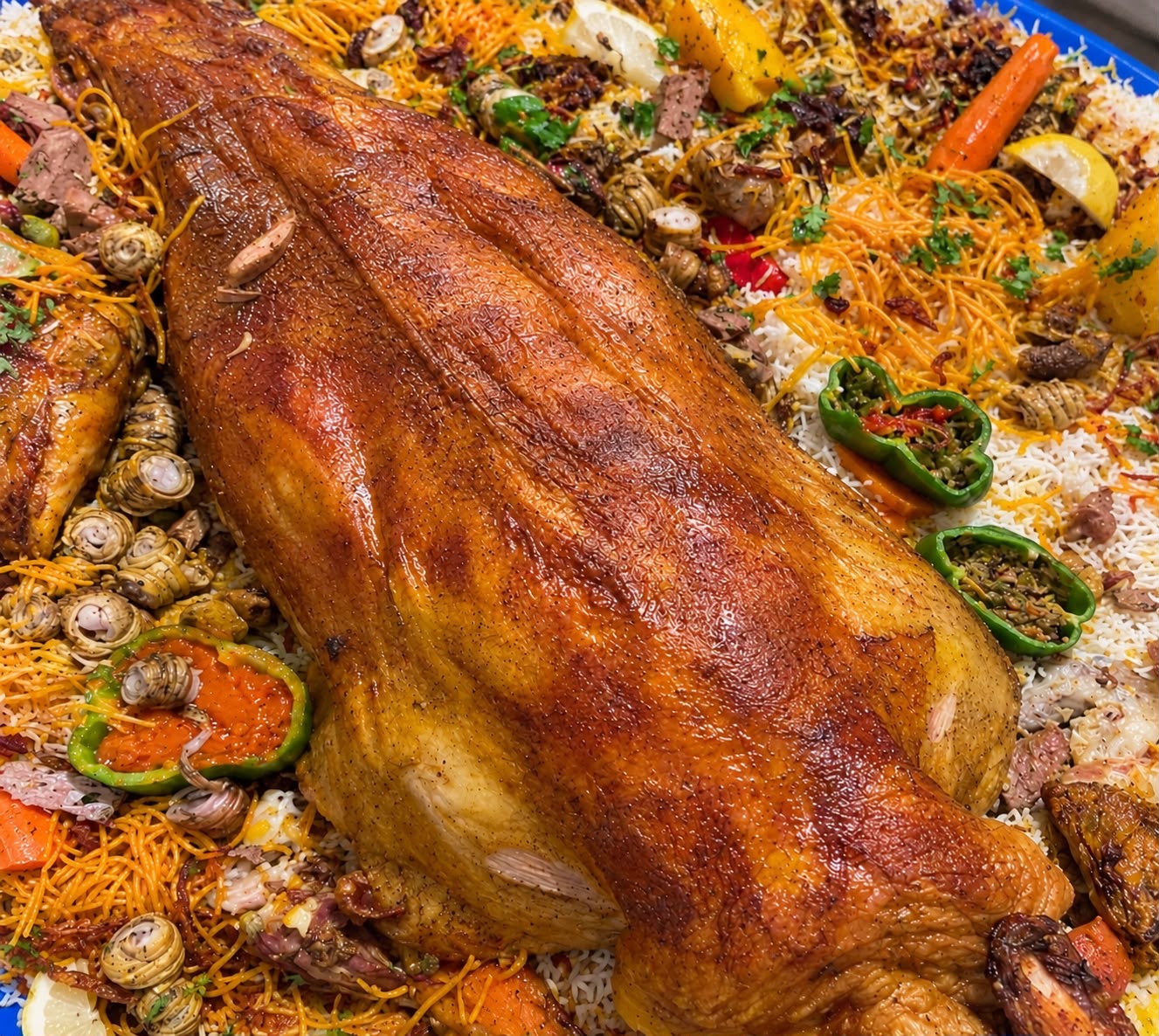 ذبيحة كاملة على الرز